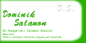 dominik salamon business card